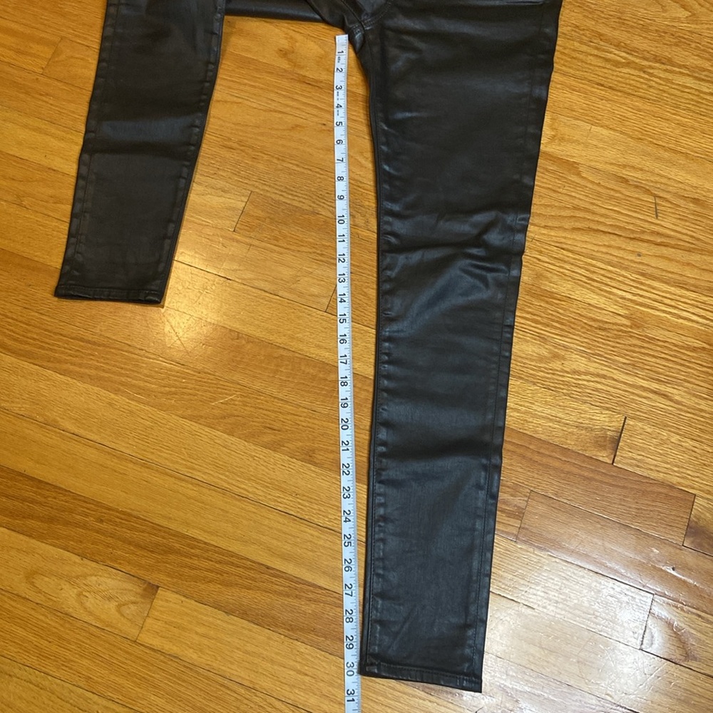 AG Farrah High-Rise Ankle Faux Leather Skinny Pants. Size 27R - Picture 12 of 14